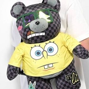 Sprayground x SpongeBob Backpack Limited Edition Trillion $ Bear Bag Rare! NWT